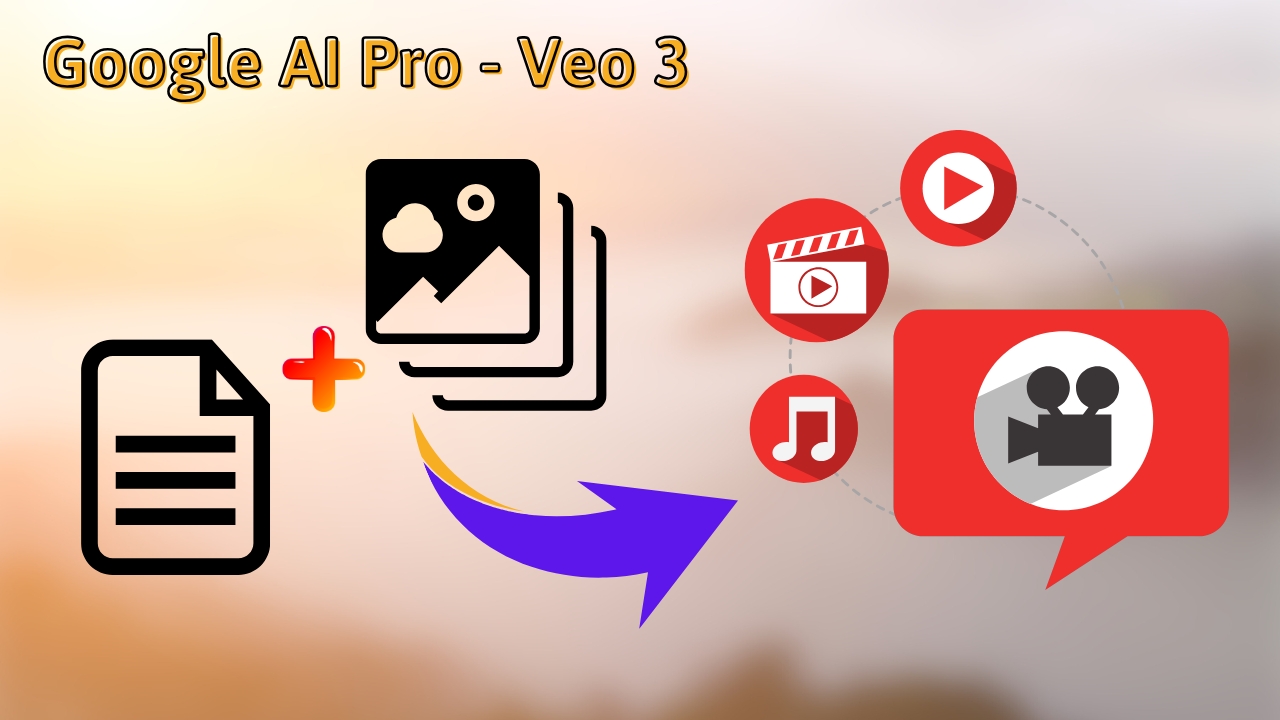 Giao diện chính của nền tảng tạo video Veo 3 AI